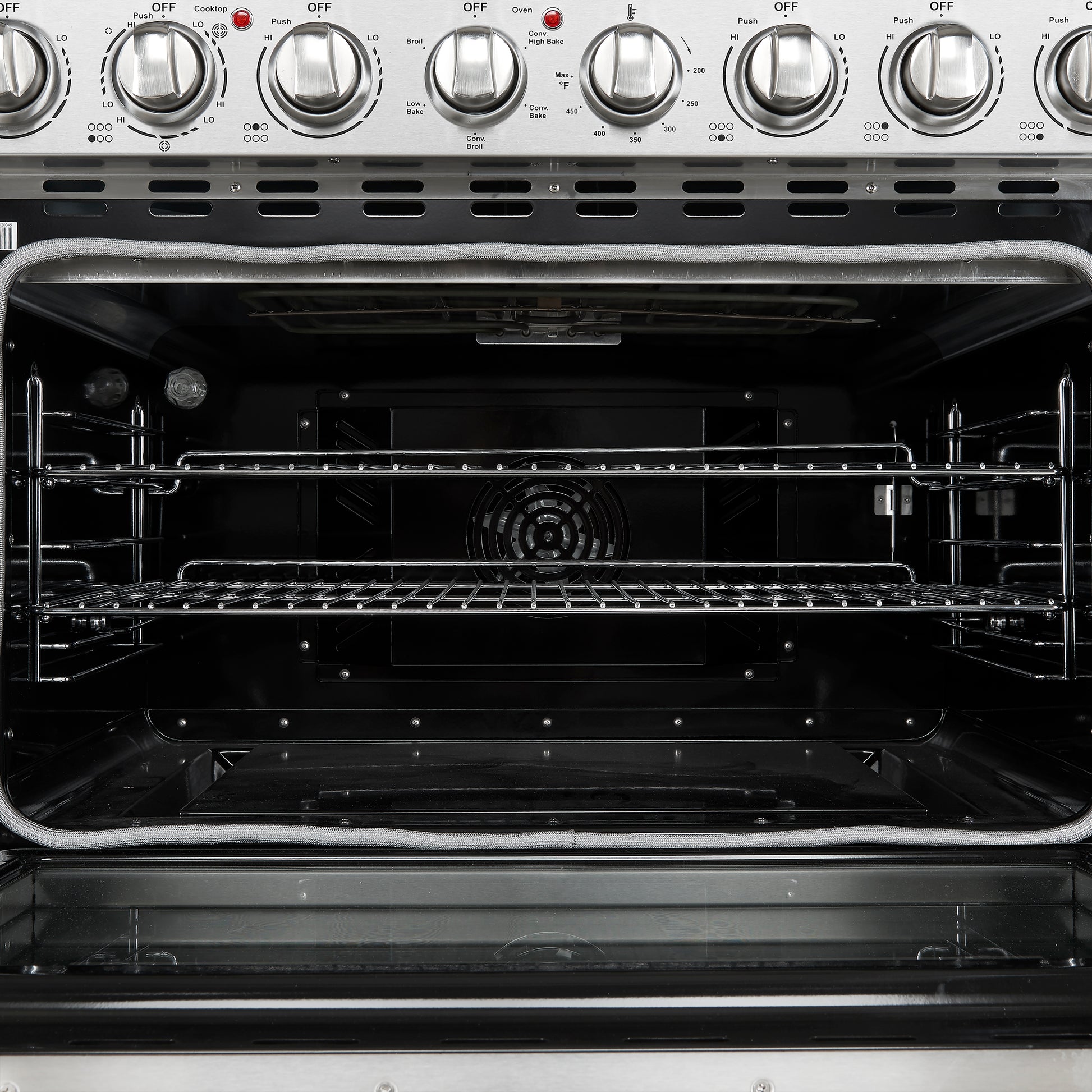 Cuisinière électrique autoportante Forno Paolo de 36 pouces, acier inoxydable, 5,44 pi³, four à convection véritable, économe en énergie - Forno Appliances