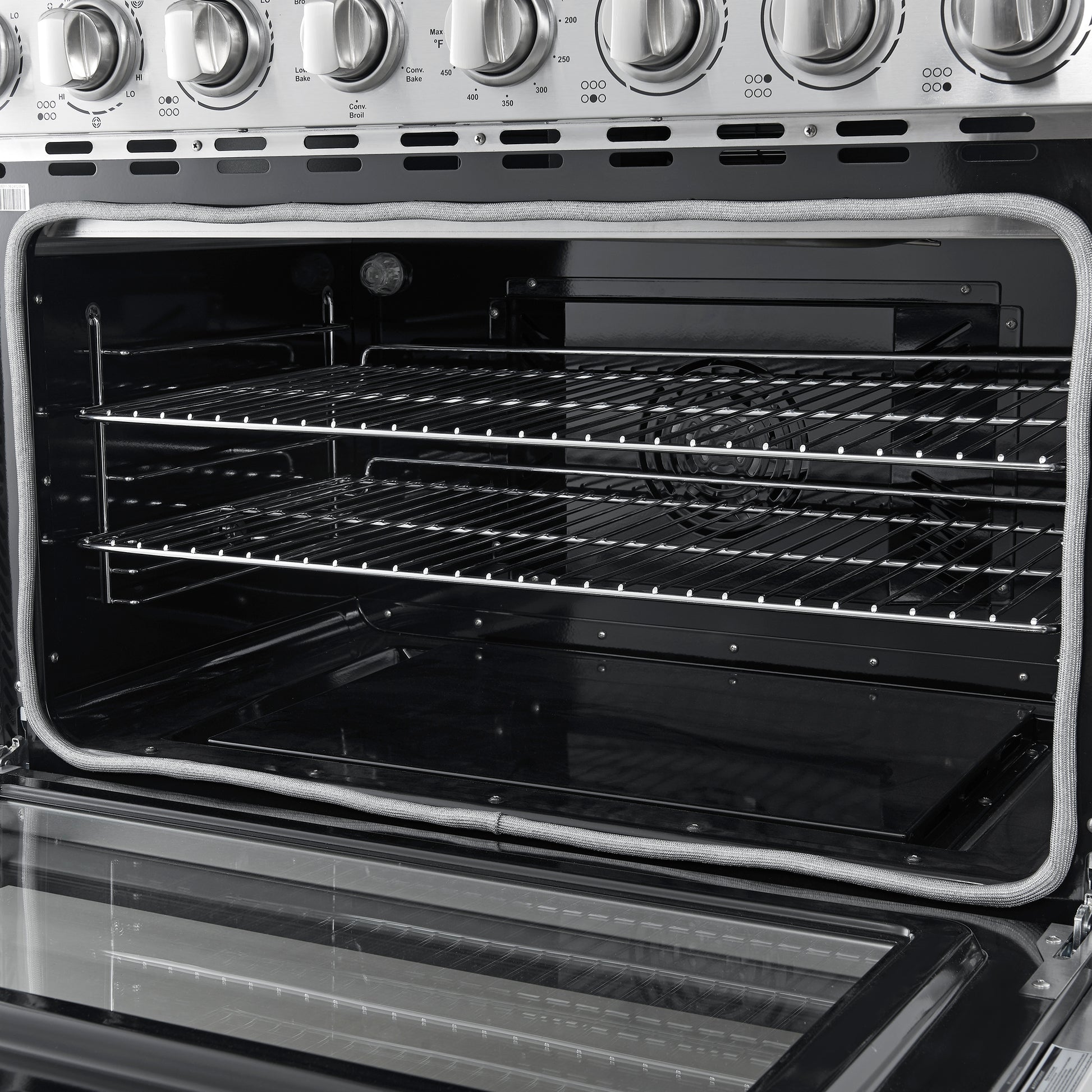 Cuisinière électrique autonome Forno Paolo de 36 pouces, acier inoxydable, 5,44 pi³, four à convection véritable, écoénergétique - Forno Appliances
