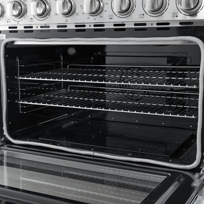 Cuisinière électrique autonome Forno Paolo de 36 pouces, acier inoxydable, 5,44 pi³, four à convection véritable, écoénergétique - Forno Appliances