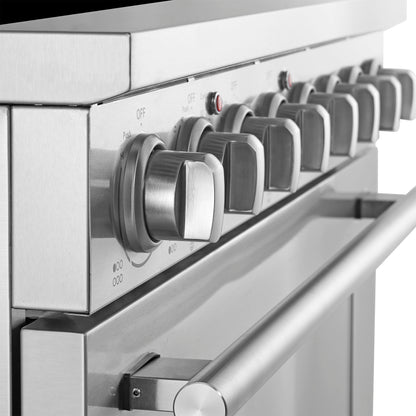 Forno Paolo cuisinière électrique autonome de 36 pouces, acier inoxydable, 5,44 pi³, four à convection véritable, économe en énergie - Forno Appliances
