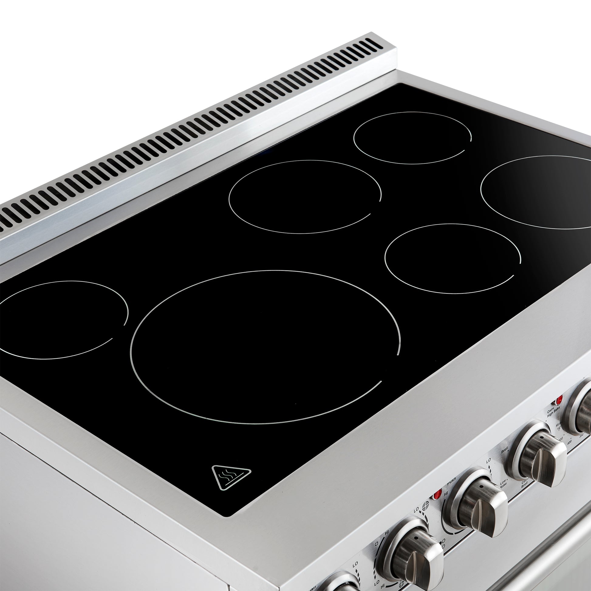 alt
Cuisinière électrique autonome Forno Paolo de 36 pouces, acier inoxydable, 5.44 cu.ft, four à convection véritable, économe en énergie - Forno Appliances