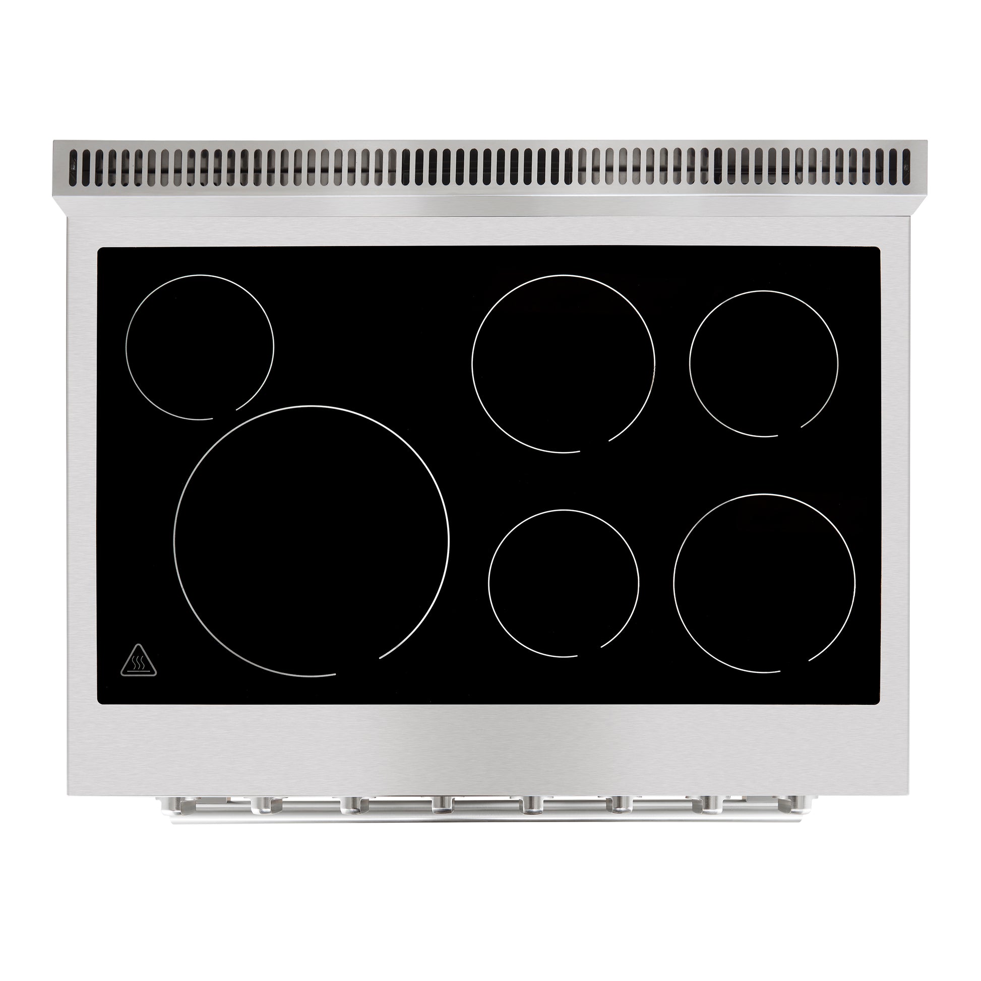 Cuisinière électrique autonome Forno Paolo 36 pouces, acier inoxydable, 5,44 pi³, four à convection véritable, écoénergétique - Forno Appliances