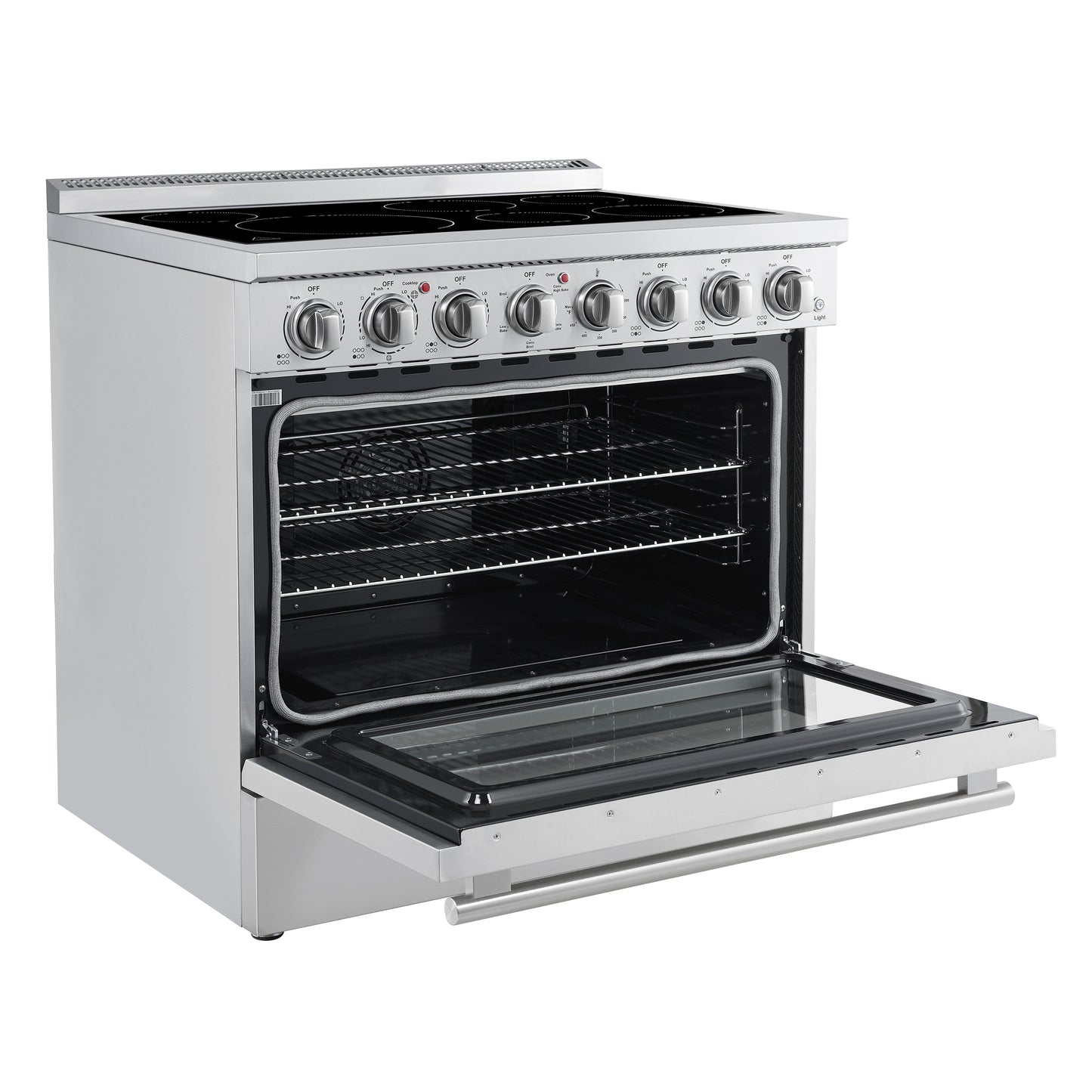 alt
Cuisinière électrique autoportante Forno Paolo 36 Inch, acier inoxydable, 5.44 cu.ft, four à convection réelle, économe en énergie - Forno Appliances