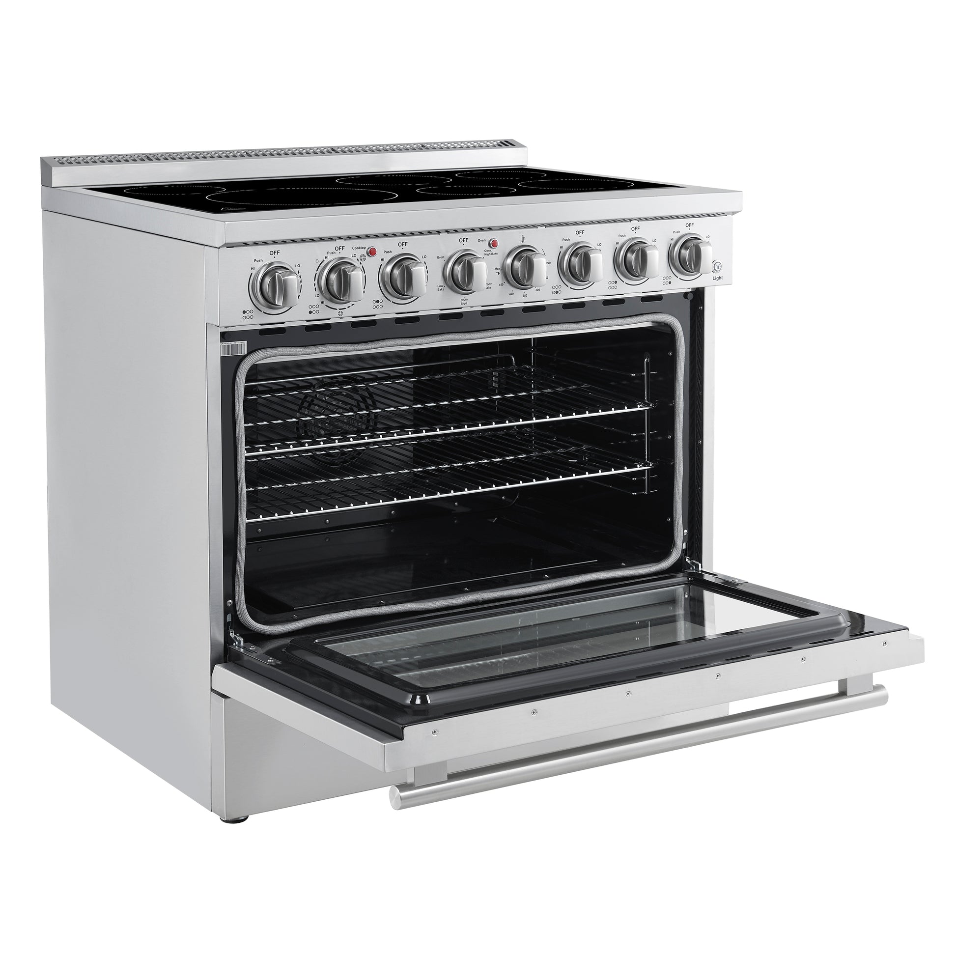 alt
Cuisinière électrique autoportante Forno Paolo 36 Inch, acier inoxydable, 5.44 cu.ft, four à convection réelle, économe en énergie - Forno Appliances