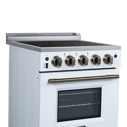 alt
Cuisinière électrique pose libre Forno Loiano 24 pouces en blanc - Forno Appliances