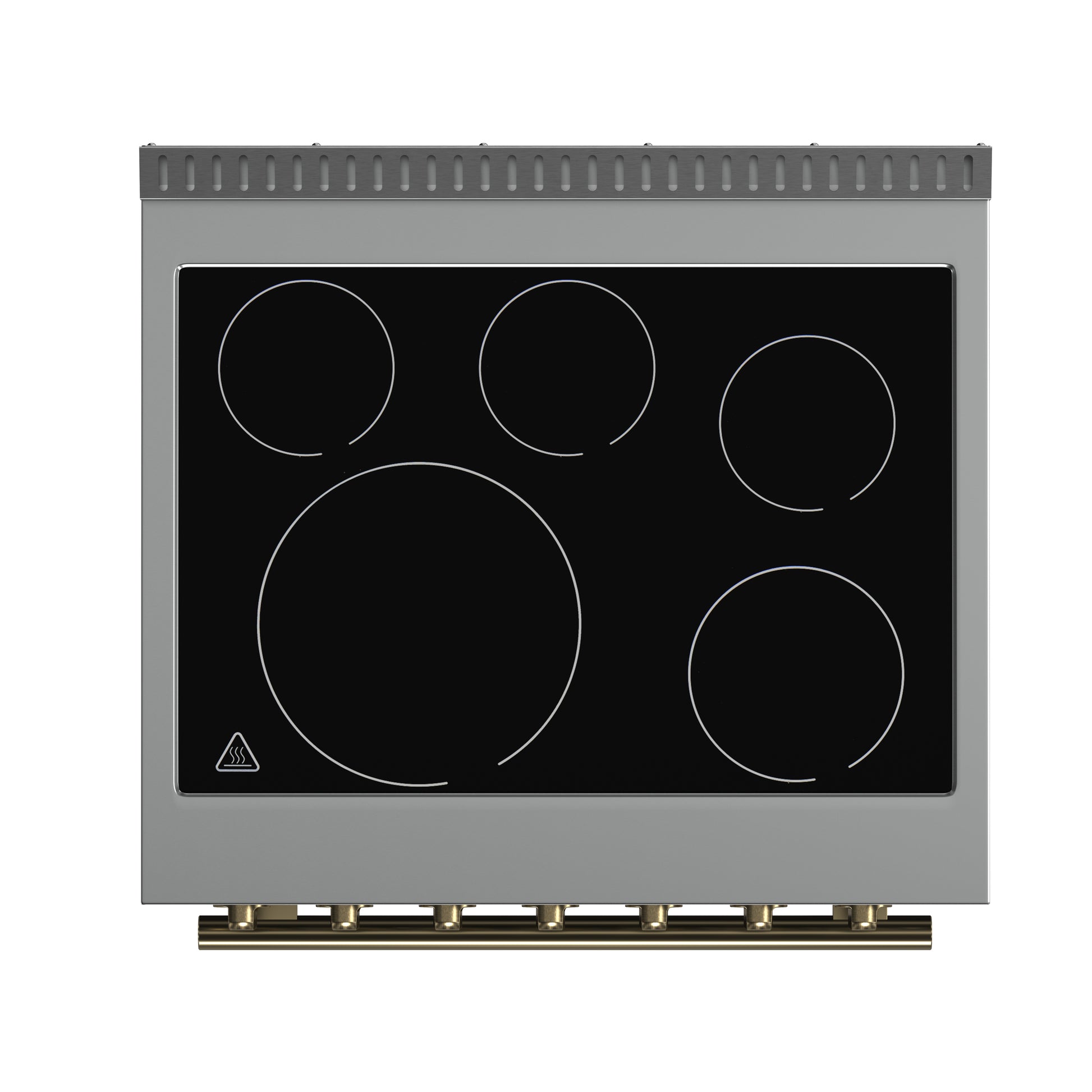 Cuisinière électrique autonome Forno Paolo de 30 po, blanche, 4,38 pi³, four à convection vraie, écoénergétique - Forno Appliances