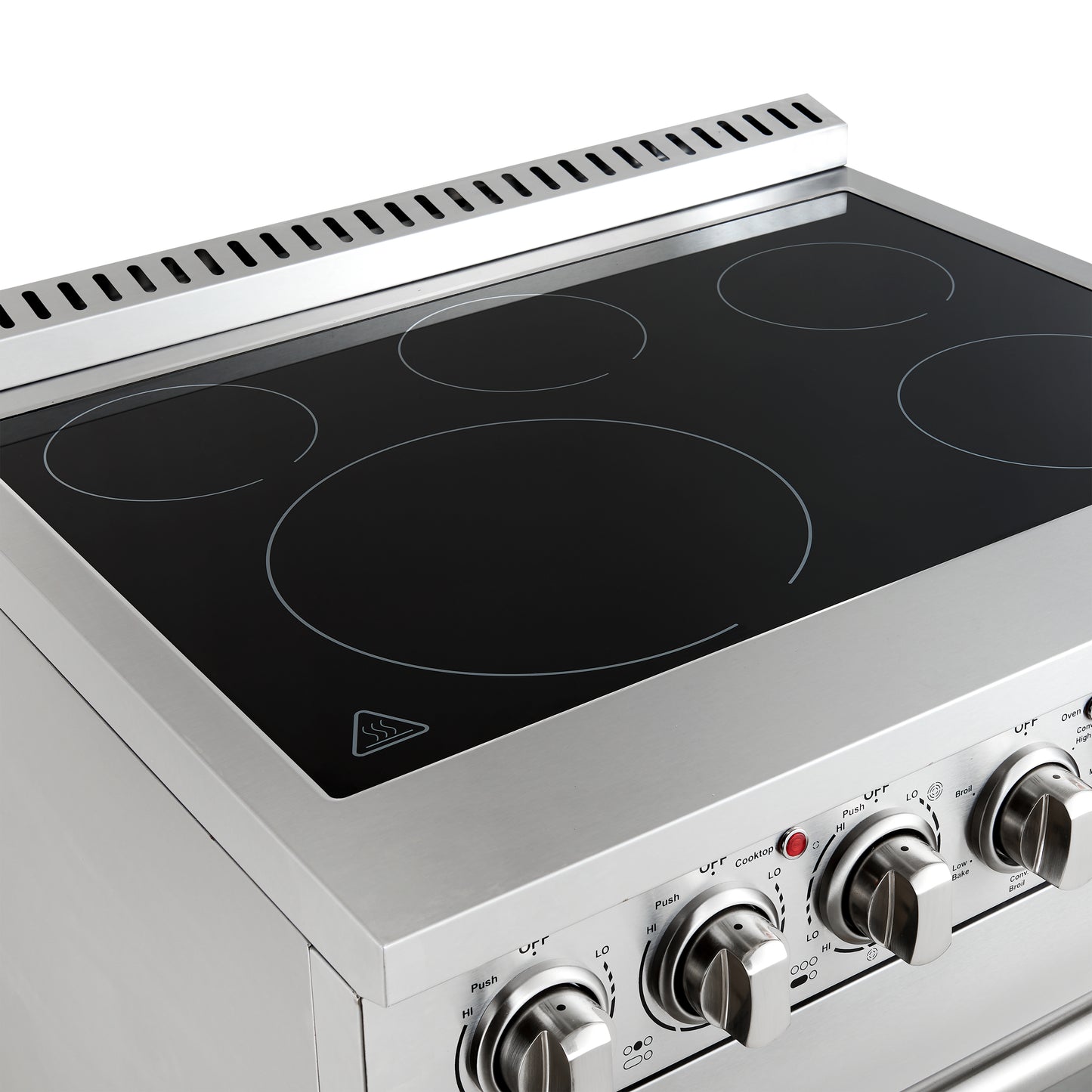 Cuisinière électrique autonome Forno Paolo de 30 pouces, acier inoxydable, 4,38 pi³, four à convection véritable, écoénergétique - Forno Appliances