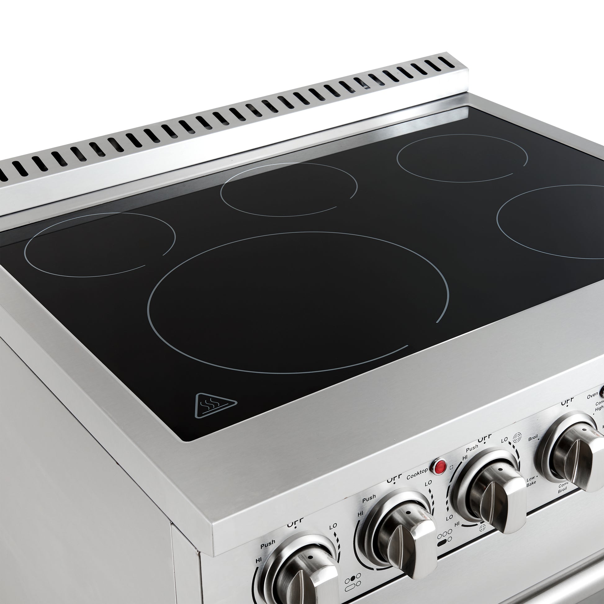 Cuisinière électrique autonome Forno Paolo de 30 pouces, acier inoxydable, 4,38 pi³, four à convection véritable, écoénergétique - Forno Appliances