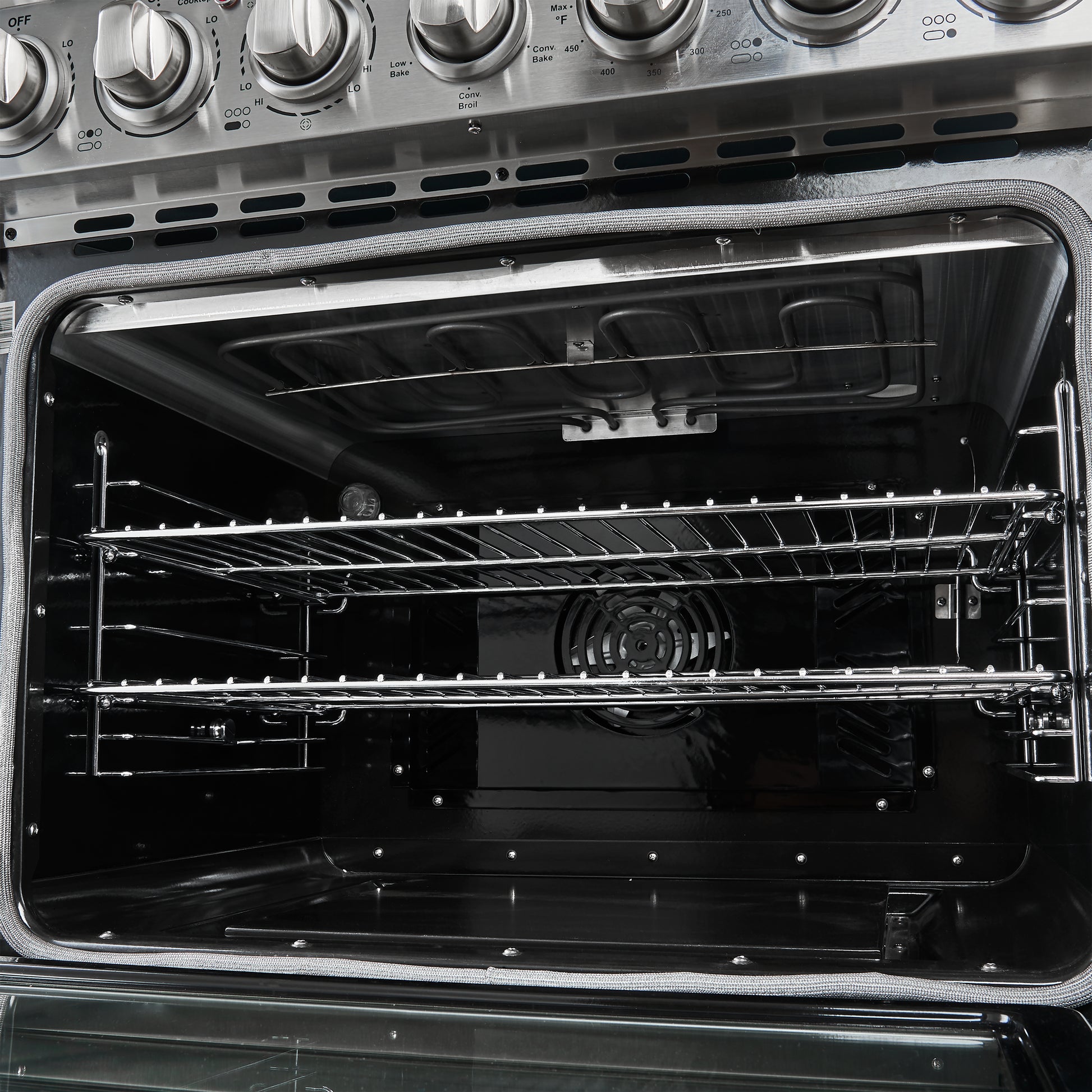 Cuisinière électrique indépendante Forno Paolo de 30-Inch, acier inoxydable, 4.38 cu.ft, four à convection véritable, écoénergétique - Forno Appliances