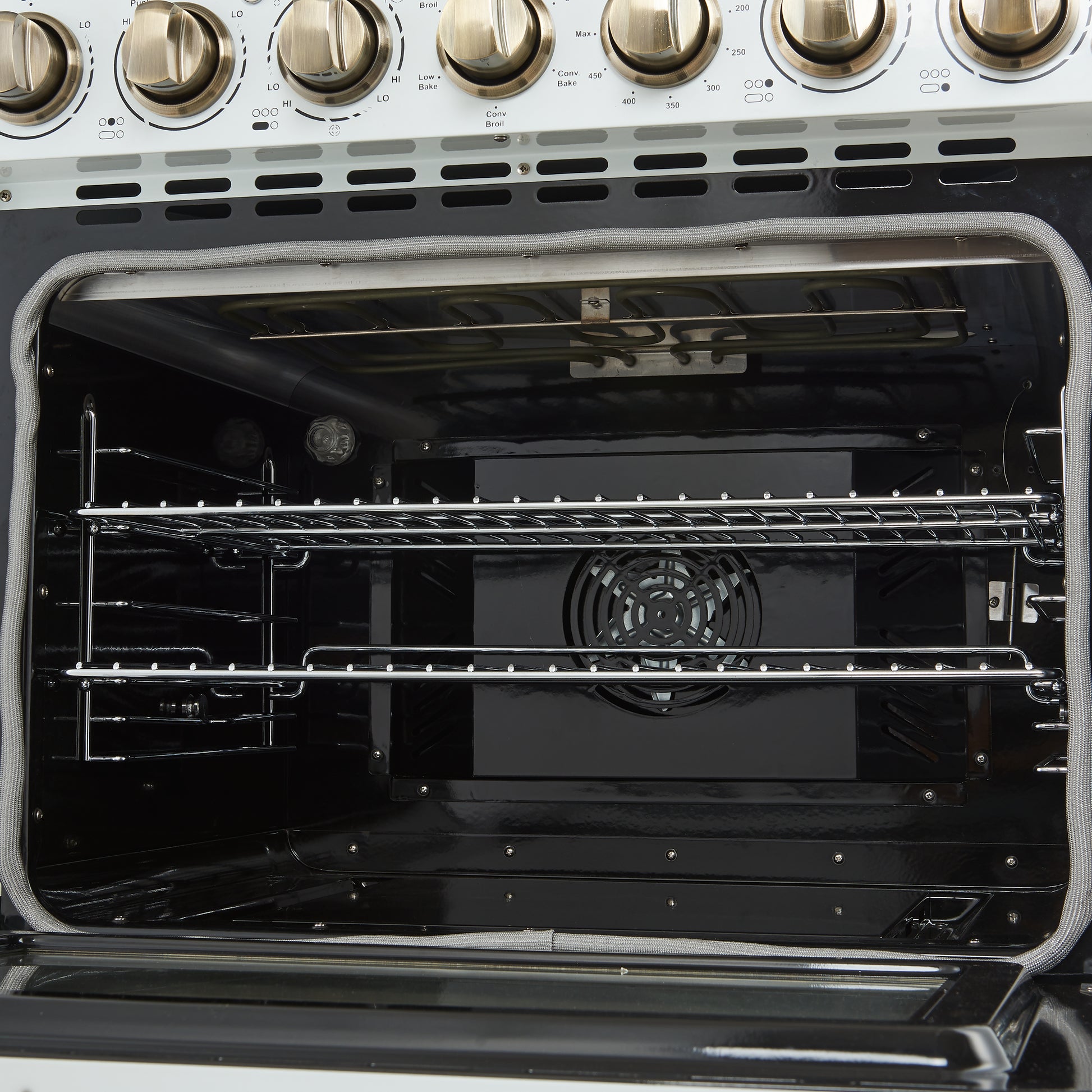 Cuisinière électrique autonome Forno Paolo de 30 po, blanche, 4,38 pi³, four à convection véritable, écoénergétique - Forno Appliances