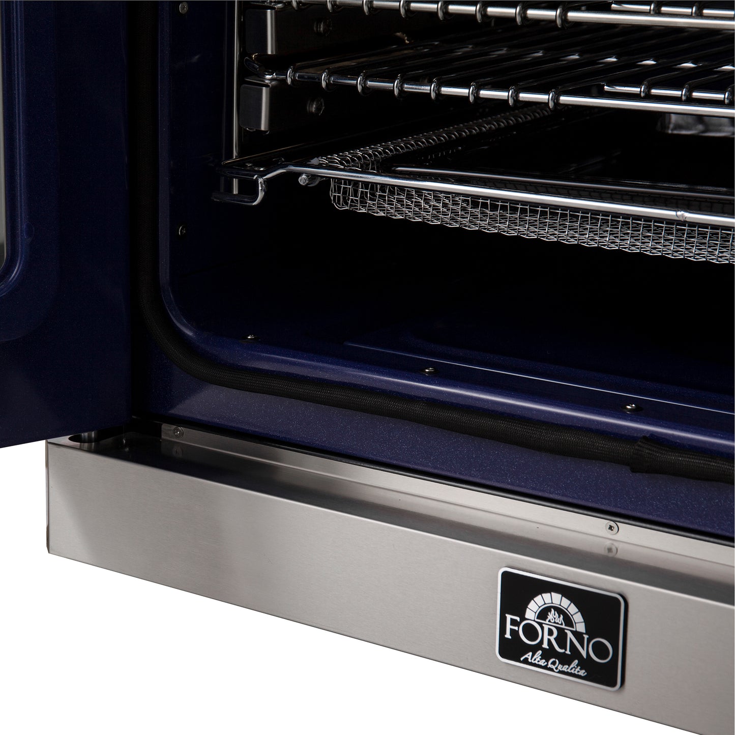 Forno Gallico 30-Inch Electric French Door Wall Oven, Stainless Steel, True Convection, Air Fry, Self-Cleaning - Forno Appliances