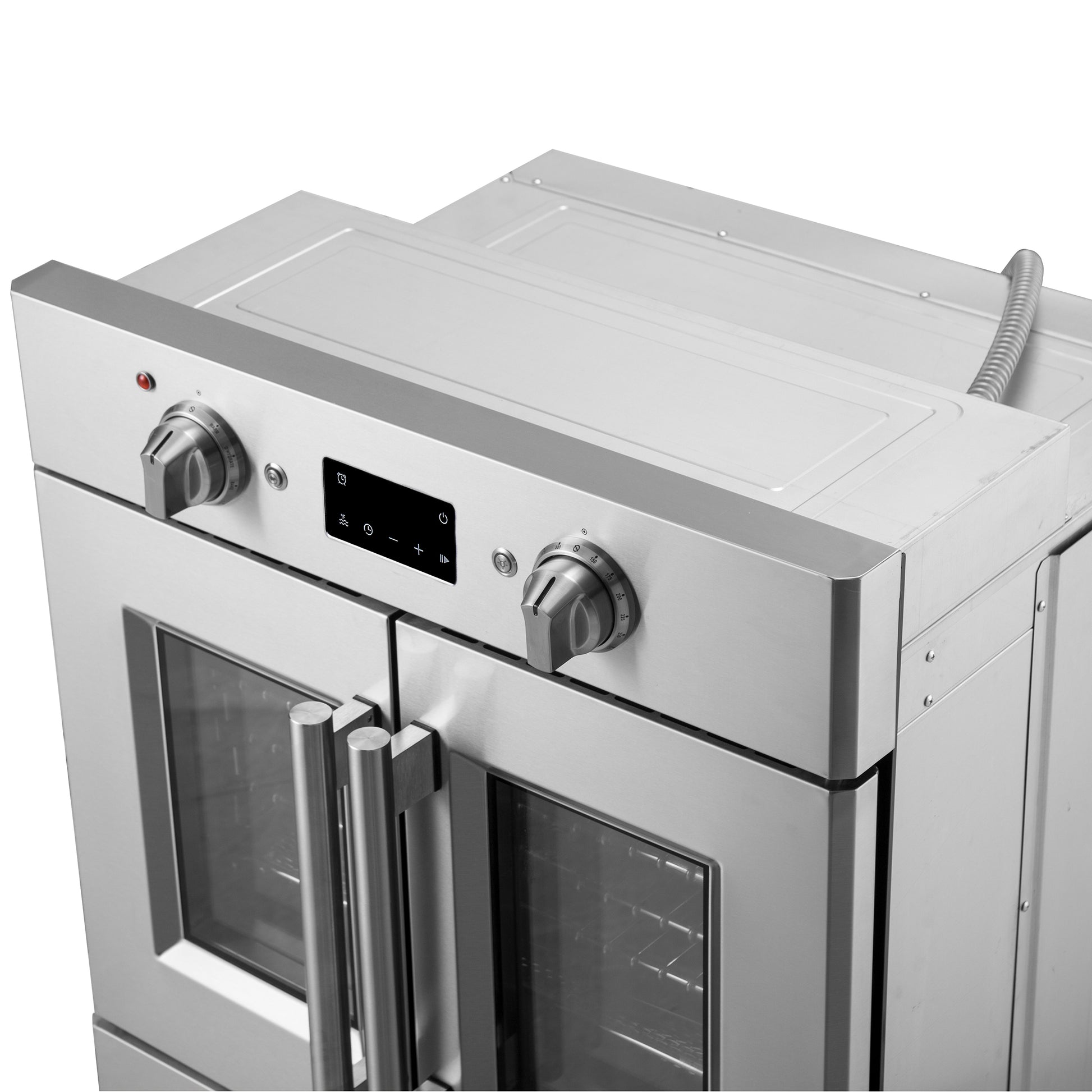 Forno Gallico 30-Inch Electric French Door Wall Oven, Stainless Steel, True Convection, Air Fry, Self-Cleaning - Forno Appliances