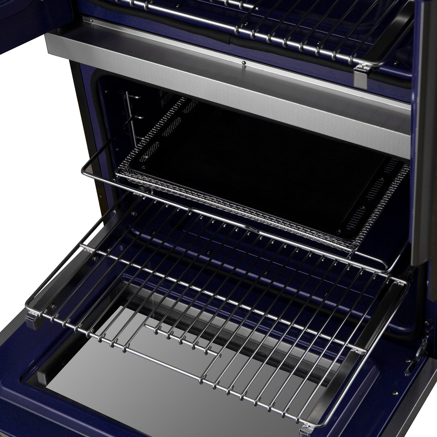 Forno Gallico 30-Inch Electric French Door Double Oven, Stainless Steel, Convection Cooking, Touch Control Panel, Self-Cleaning Function - Forno Appliances