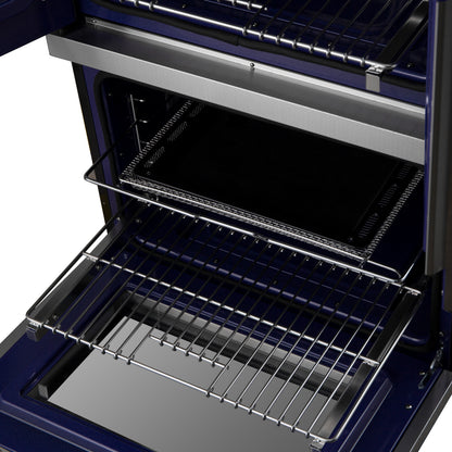 Forno Gallico 30-Inch Electric French Door Double Oven, Stainless Steel, Convection Cooking, Touch Control Panel, Self-Cleaning Function - Forno Appliances