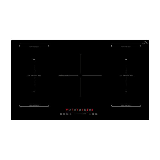 Forno Ornonzo 36-Inch Induction Cooktop, 5 Zones, 2 Flex-Zones, 10,200W Total Power, Touch Control, 9 Power Levels - Forno Appliances