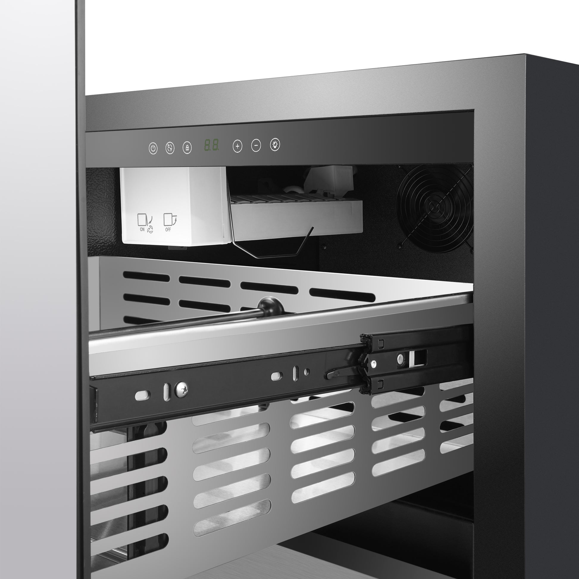 Forno Cosenza 24" Built-In Indoor/Outdoor Drawer Freezer with Ice Maker, 4.69 cu.ft. - Forno Appliances
