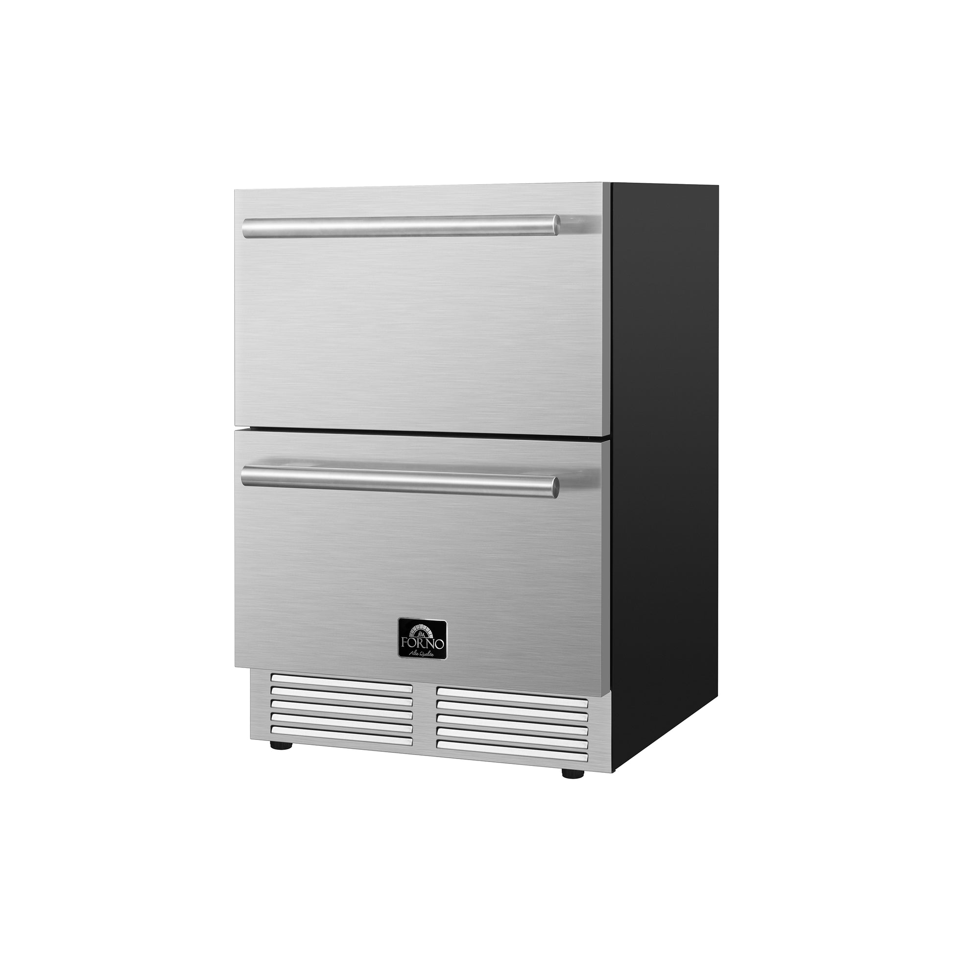 Forno Cosenza 24" Built-In Indoor/Outdoor Drawer Freezer with Ice Maker, 4.69 cu.ft. - Forno Appliances