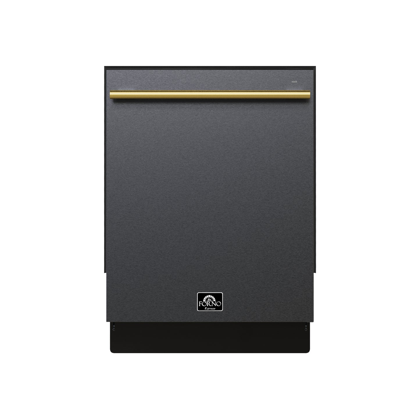 Forno Romano Espresso 24-Inch Built-In Dishwasher, Black Finish, Stainless Steel Tub, 49 dBA, Energy Star Certified - Forno Appliances