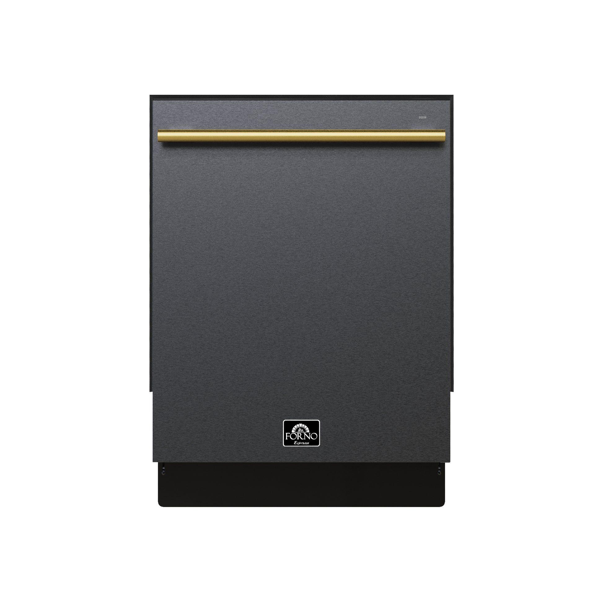 Forno Romano Espresso 24-Inch Built-In Dishwasher, Black Finish, Stainless Steel Tub, 49 dBA, Energy Star Certified - Forno Appliances