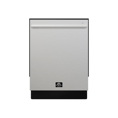 Forno Romano 24-Inch Built-In Dishwasher, Stainless Steel Finish, Stainless Steel Tub, 49 dBA, Energy Star Certified - Forno Appliances