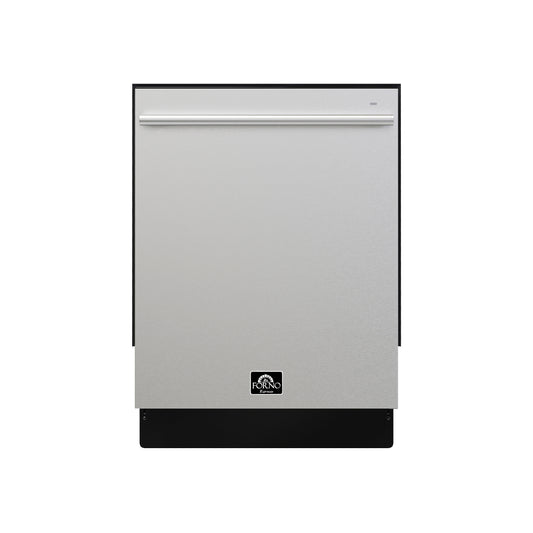 Forno Romano 24-Inch Built-In Dishwasher, Stainless Steel Finish, Stainless Steel Tub, 49 dBA, Energy Star Certified - Forno Appliances