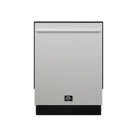 Forno Romano 24-Inch Built-In Dishwasher, Stainless Steel Finish, Stainless Steel Tub, 49 dBA, Energy Star Certified