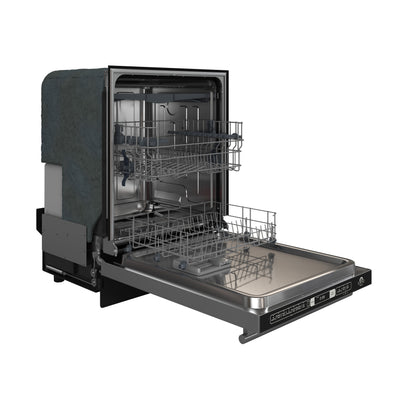 Forno Romano 24-Inch Built-In Dishwasher, Stainless Steel Finish, Stainless Steel Tub, 49 dBA, Energy Star Certified - Forno Appliances