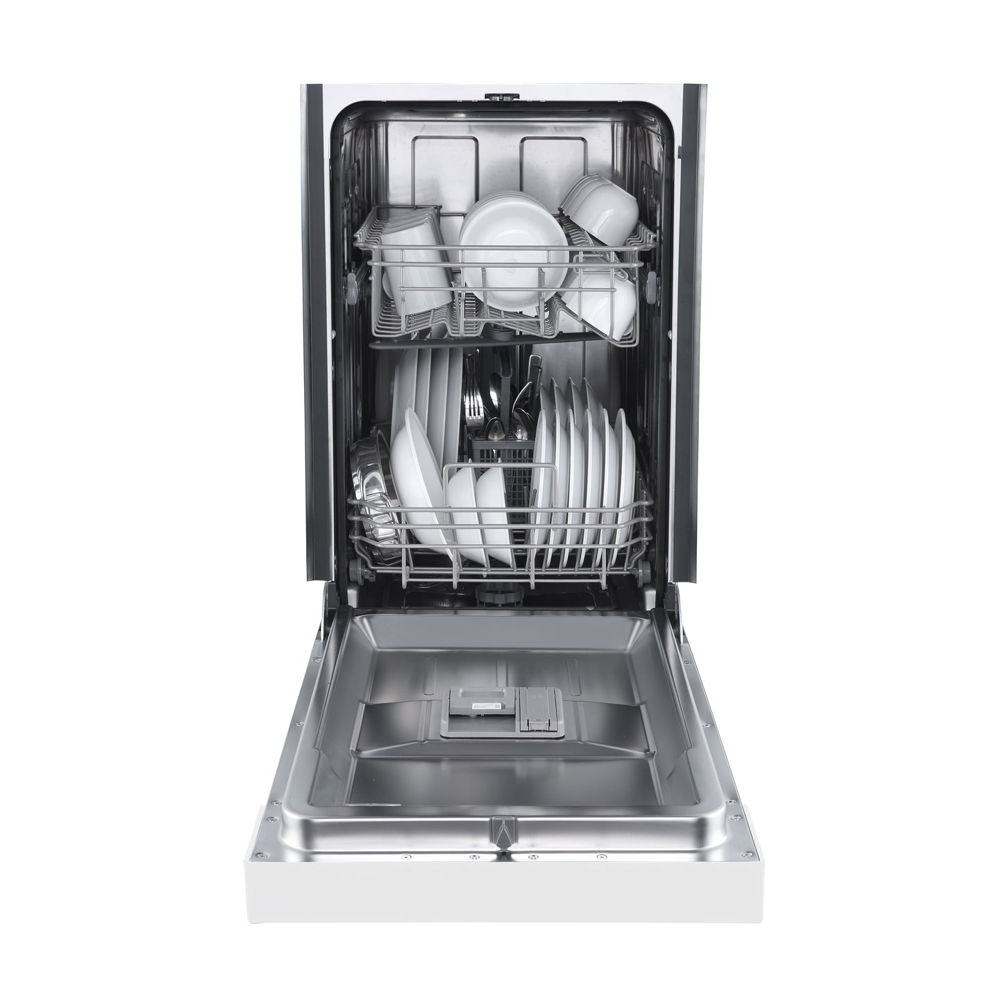 Forno Polo 18-Inch Built-In White Dishwasher, 8 Place Settings, ENERGY STAR Certified, 52 dBA - Forno Appliances