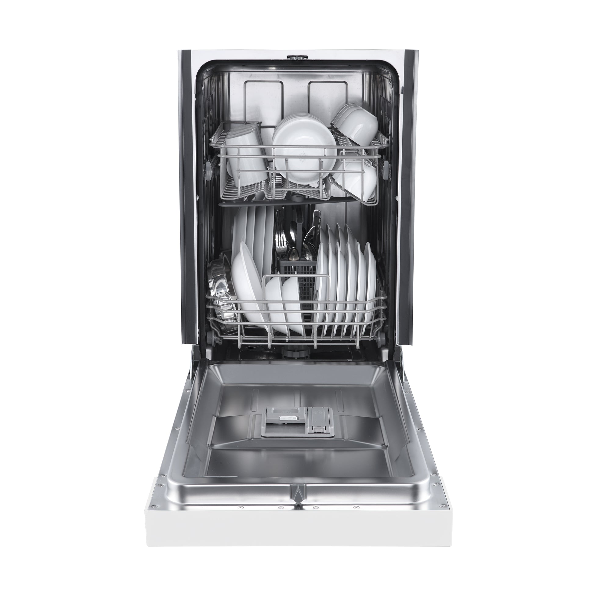 Forno Polo 18-Inch Built-In White Dishwasher, 8 Place Settings, ENERGY STAR Certified, 52 dBA - Forno Appliances