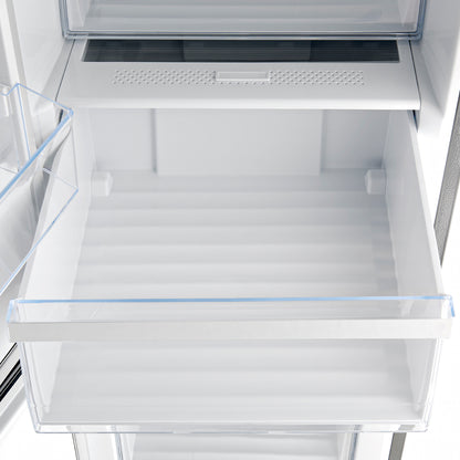 Forno Guardia 24-Inch Bottom Freezer Refrigerator, Left Swing, 10.8 cu.ft, ENERGY STAR Certified - Forno Appliances