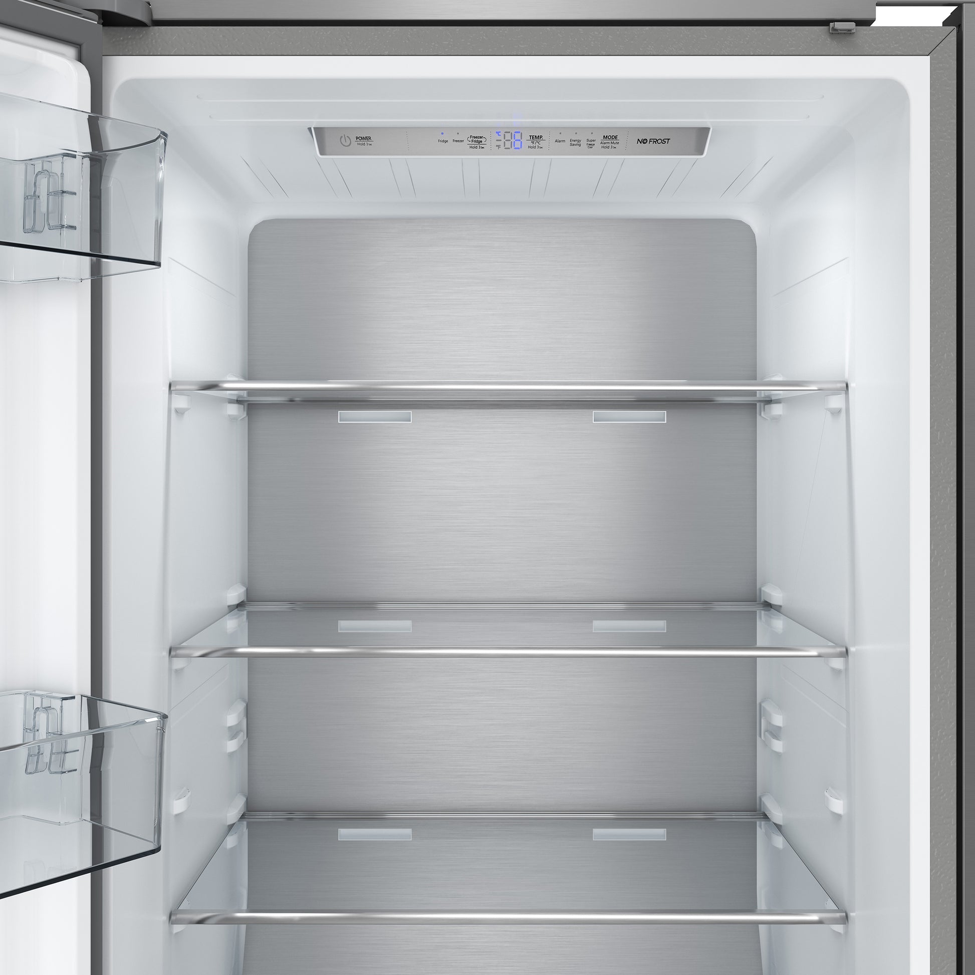 Forno Maderno 28" Built-In Convertible Refrigerator, 13.6 cu.ft. Left Swing with Decorative Grill - 32" Wide - Forno Appliances