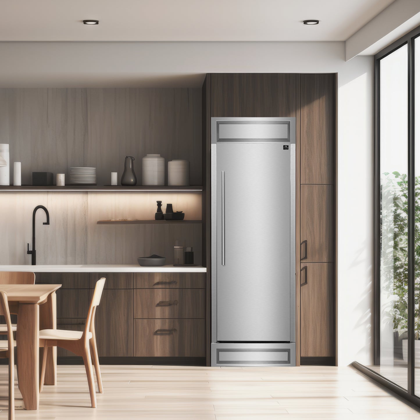 Réfrigérateur convertible encastrable Forno Maderno 28-Inch, 13.6 cu.ft, ouverture à droite, grille décorative, certifié ENERGY STAR - Forno Appliances