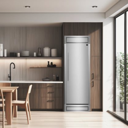 Réfrigérateur convertible encastrable Forno Maderno 28-Inch, 13.6 cu.ft, ouverture à droite, grille décorative, certifié ENERGY STAR - Forno Appliances