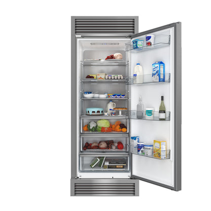 Forno Maderno 28-Inch Built-In Convertible Refrigerator, 13.6 cu.ft, Right Swing, Decorative Grill, ENERGY STAR Certified - Forno Appliances