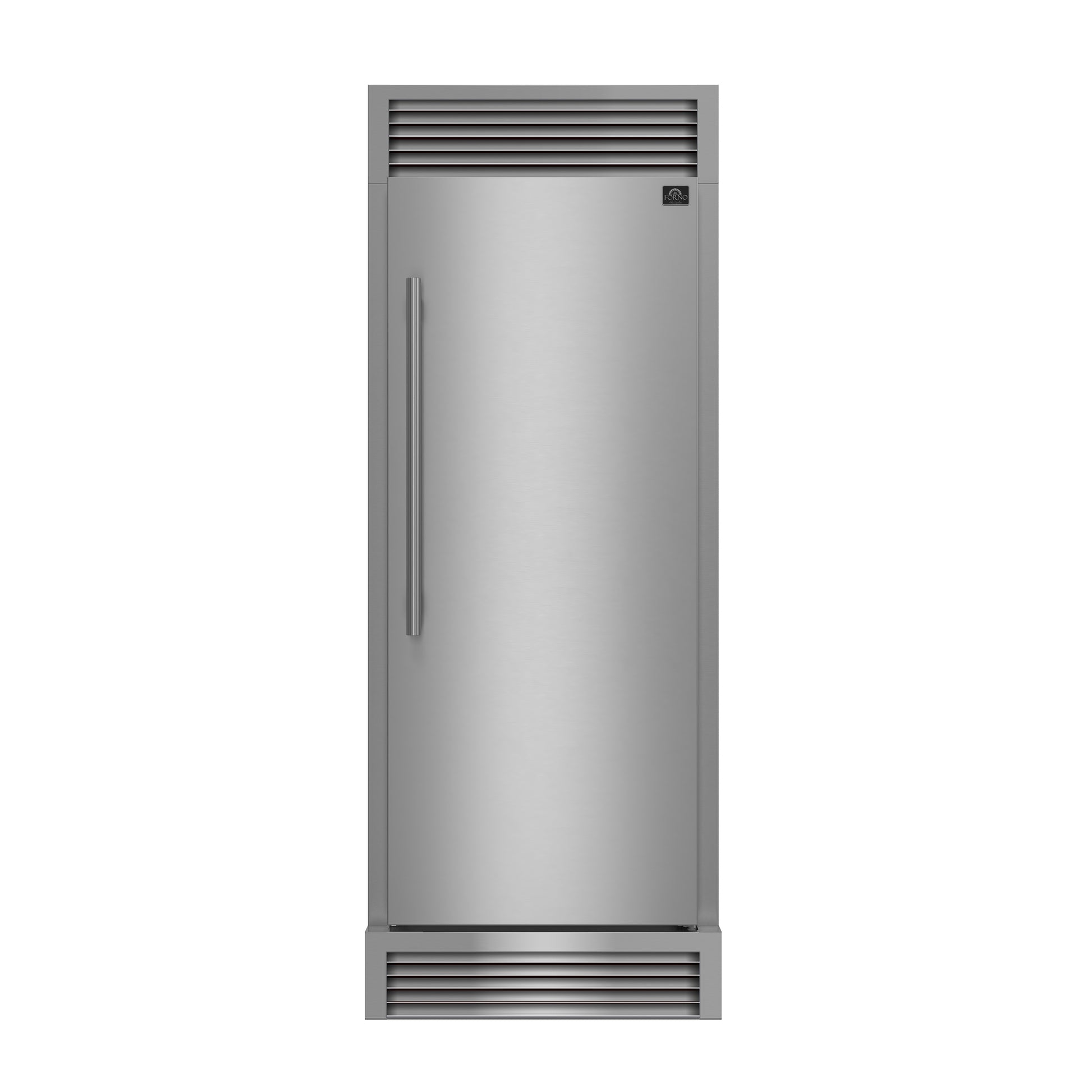 Forno Maderno 28-Inch Built-In Convertible Refrigerator, 13.6 cu.ft, Right Swing, Decorative Grill, ENERGY STAR Certified - Forno Appliances