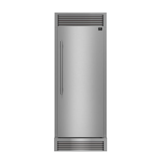 Forno Maderno 28-Inch Built-In Convertible Refrigerator, 13.6 cu.ft, Right Swing, Decorative Grill, ENERGY STAR Certified - Forno Appliances