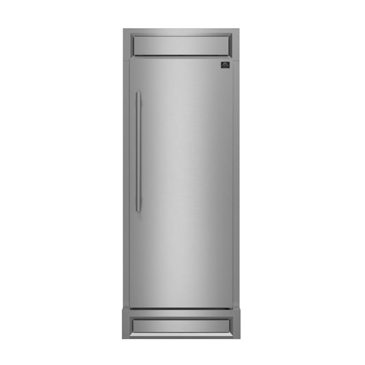 Forno Maderno 28-Inch Built-In Convertible Refrigerator, 13.6 cu.ft, Right Swing, Decorative Grill, ENERGY STAR Certified - Forno Appliances