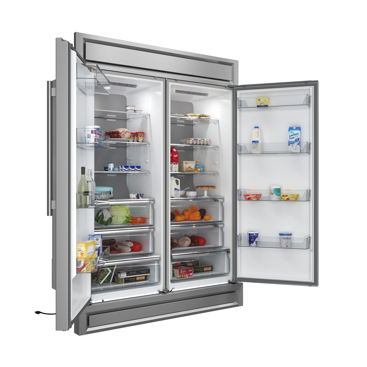 Forno Maderno 2-28-Inch Wide Convertible Refrigerator/Freezer, Decorative Trim, 27.2 cu.ft, 84-Inch High, ENERGY STAR Certified - Forno Appliances