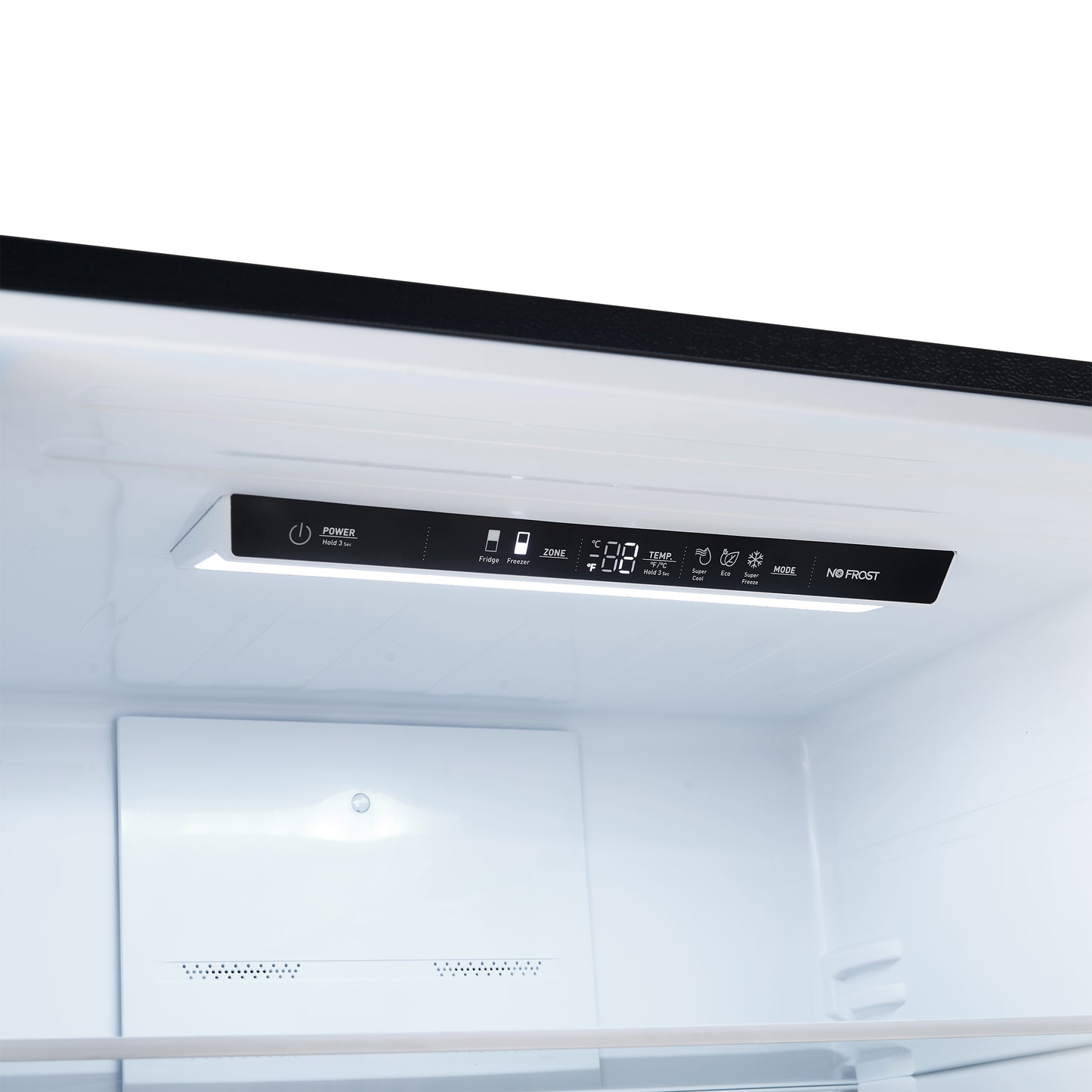 Forno Milano Espresso 31-Inch Bottom Freezer Refrigerator, Black, 17.2 cu.ft Capacity, Energy Efficient - Forno Appliances