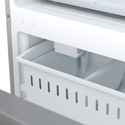 Forno Milano Espresso 31-Inch Stainless Steel Bottom Freezer Refrigerator, 17.2 cu.ft., Built-In Ice Maker, ENERGY STAR - Forno Appliances