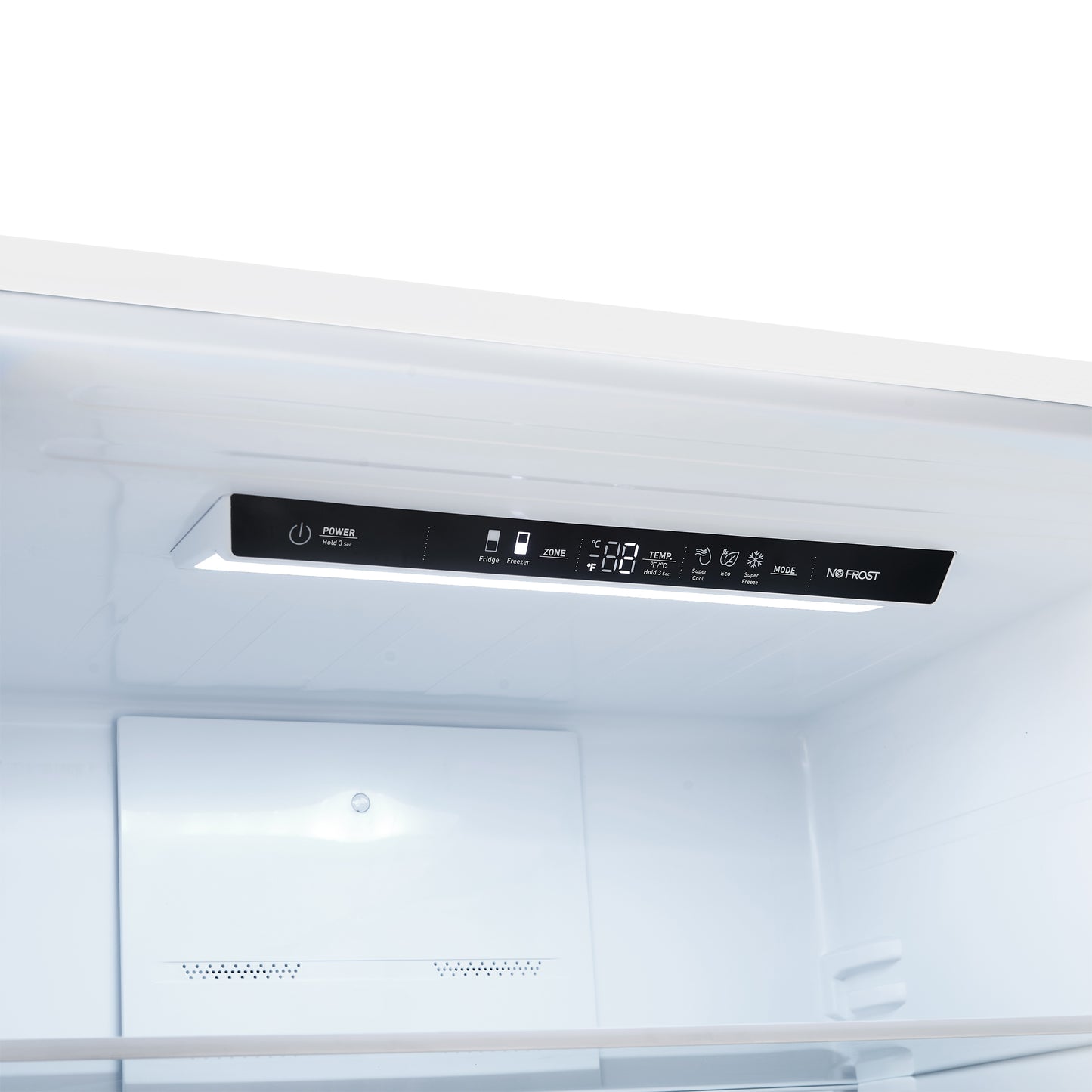 Forno Milano Espresso 31-Inch White Bottom Freezer Refrigerator, 17.2 Cu. Ft., Energy-Efficient, No Frost, Built-In Ice Maker - Forno Appliances