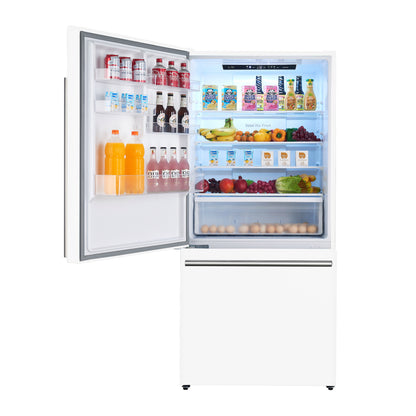 Forno Milano 2-Piece 62-Inch Freestanding Dual Bottom Freezer Refrigerator, White – 34.4 cu.ft, Touch Control, Ice Maker - Forno Appliances