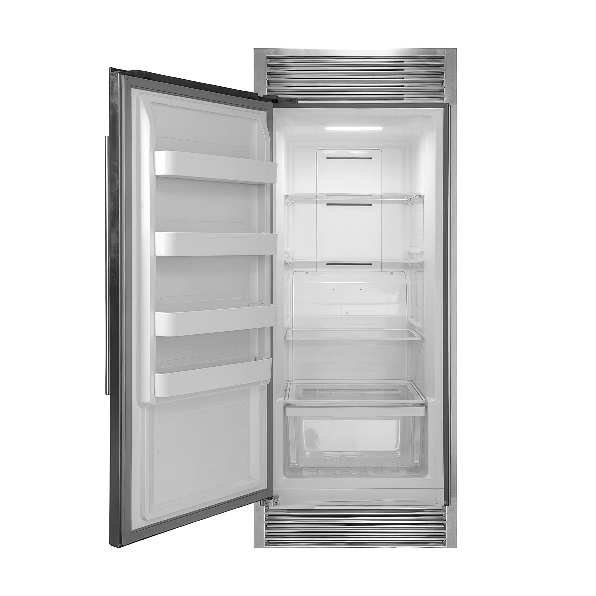 Forno Rizzuto 28-Inch Upright Convertible Freezer, 32-Inch Wide, Left Swing, Decorative Grill, ENERGY STAR Certified - Forno Appliances