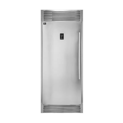 Forno Rizzuto 28-Inch Upright Convertible Freezer, 32-Inch Wide, Left Swing, Decorative Grill, ENERGY STAR Certified - Forno Appliances