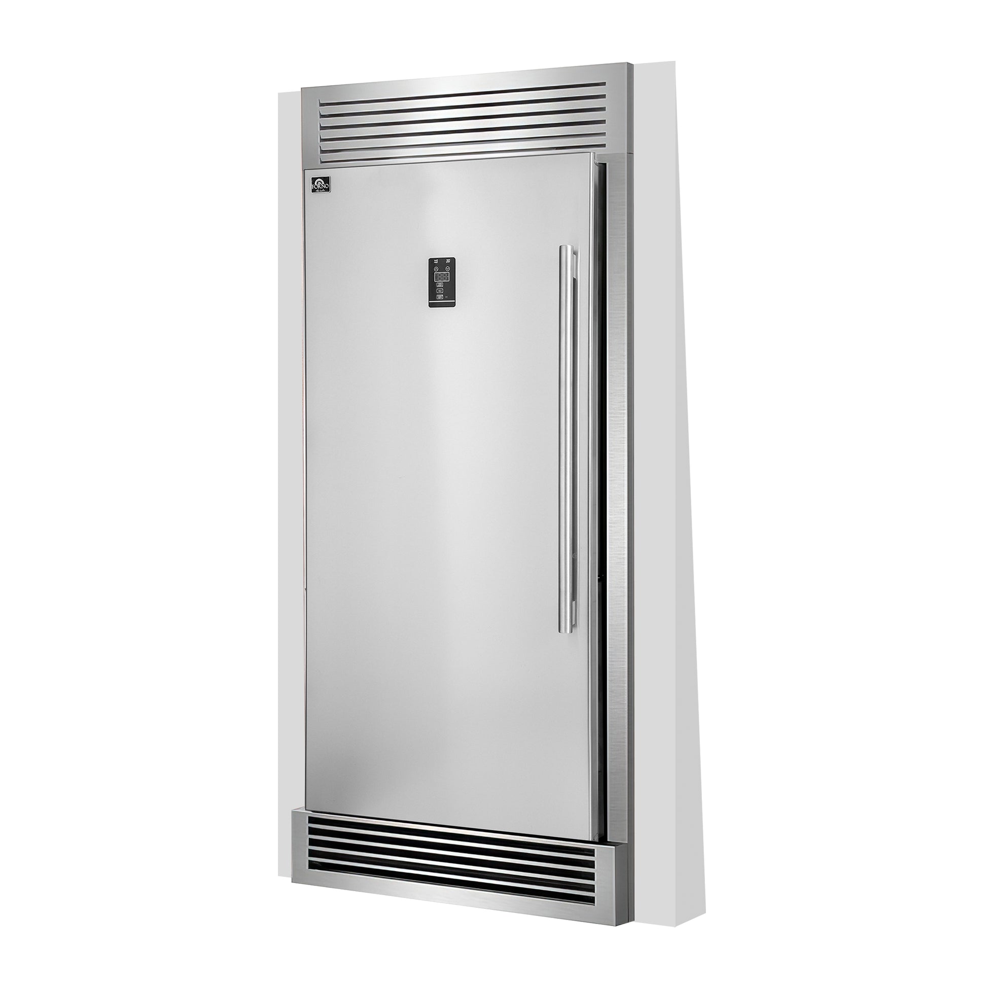 Forno Rizzuto 28-Inch Upright Convertible Freezer, 32-Inch Wide, Left Swing, Decorative Grill, ENERGY STAR Certified - Forno Appliances