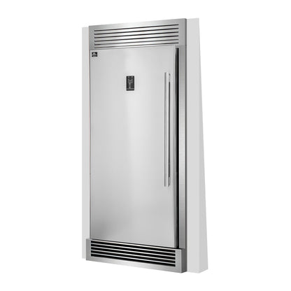 Forno Rizzuto 28-Inch Upright Convertible Freezer, 32-Inch Wide, Left Swing, Decorative Grill, ENERGY STAR Certified - Forno Appliances
