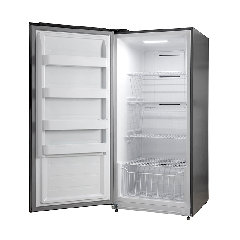Forno Rizzuto 28-Inch Upright Convertible Freezer, 32-Inch Wide, Left Swing, Decorative Grill, ENERGY STAR Certified - Forno Appliances