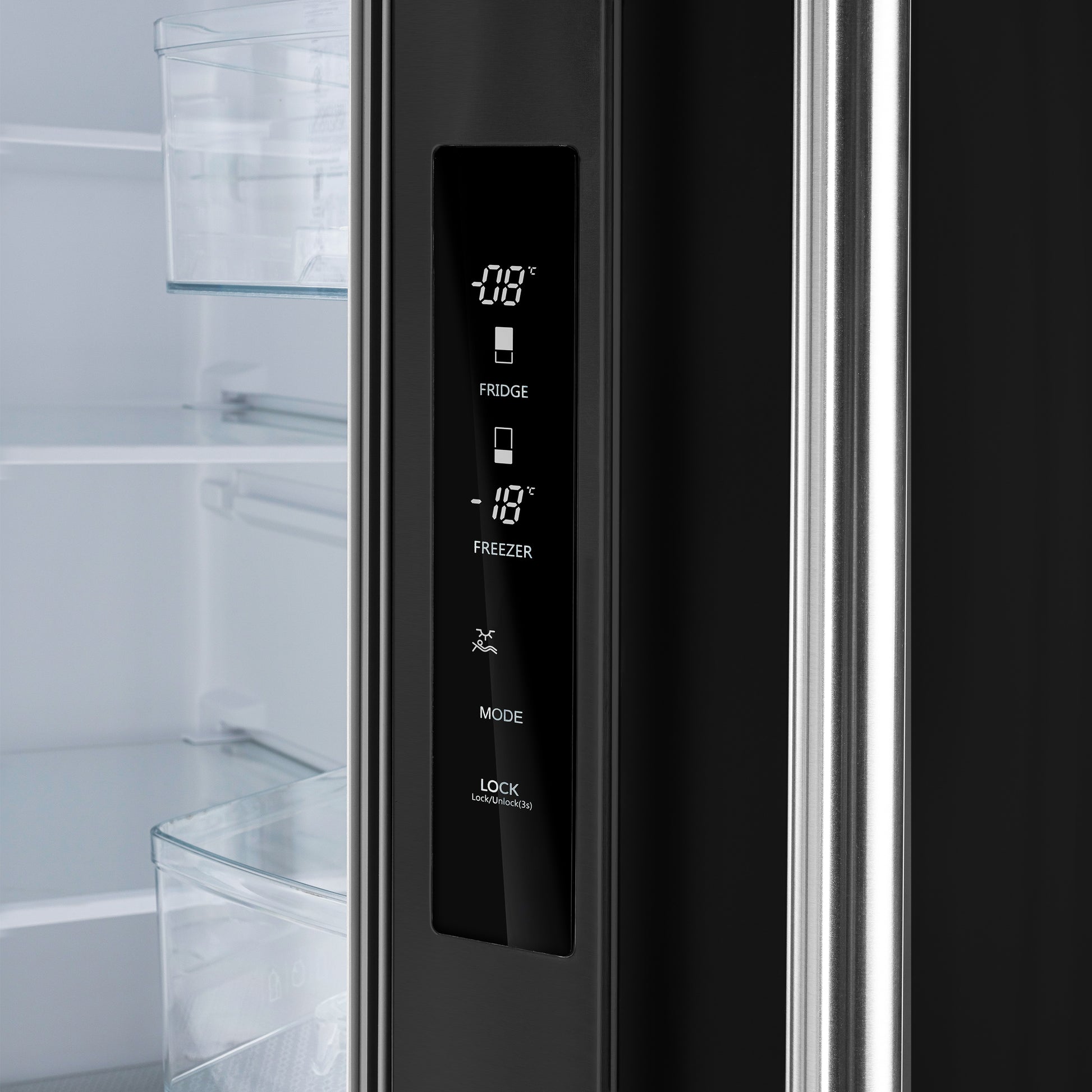 FORNO 2-Piece Black Kitchen Bundle - 30" Electric Range and 31" Bottom Freezer Refrigerator - Forno Appliances