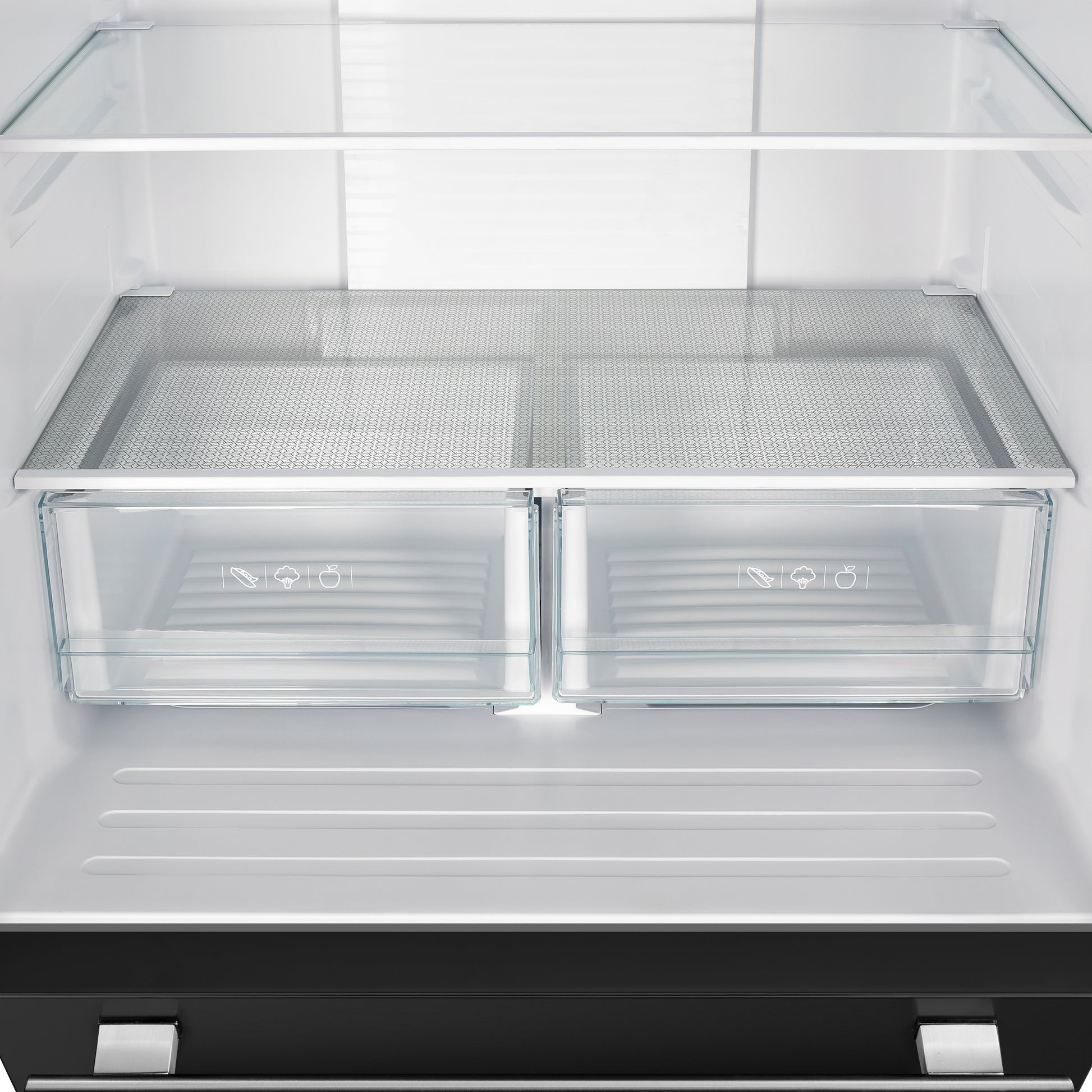 FORNO 2-Piece Black Kitchen Bundle - 30" Electric Range and 31" Bottom Freezer Refrigerator - Forno Appliances