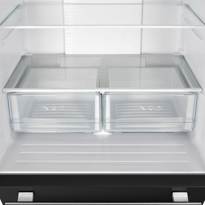 FORNO 2-Piece Black Kitchen Bundle - 30" Electric Range and 31" Bottom Freezer Refrigerator - Forno Appliances